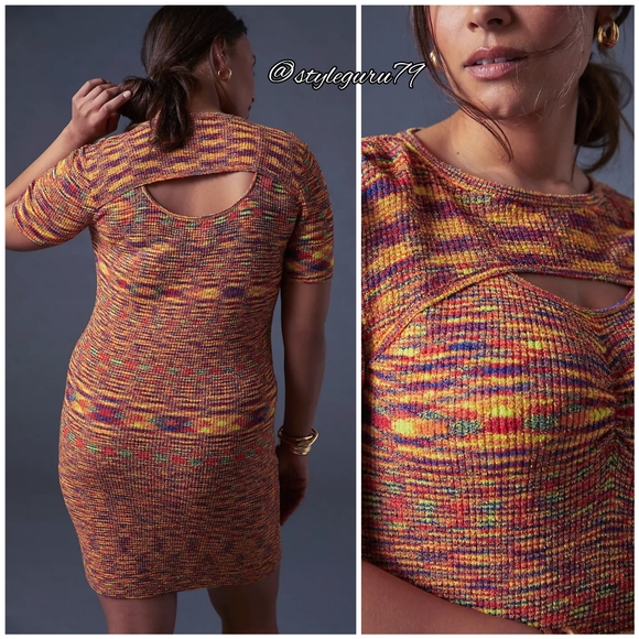 NWT, Anthropologie, Current Air Cutout Mini Dress - Picture 2 of 2